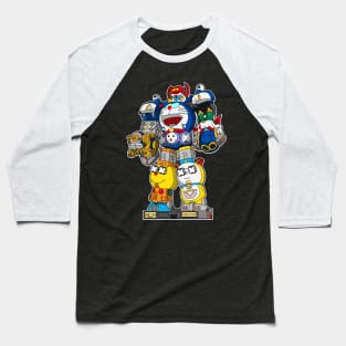 Robot Cat Doraemon Mech Baseball T-Shirt